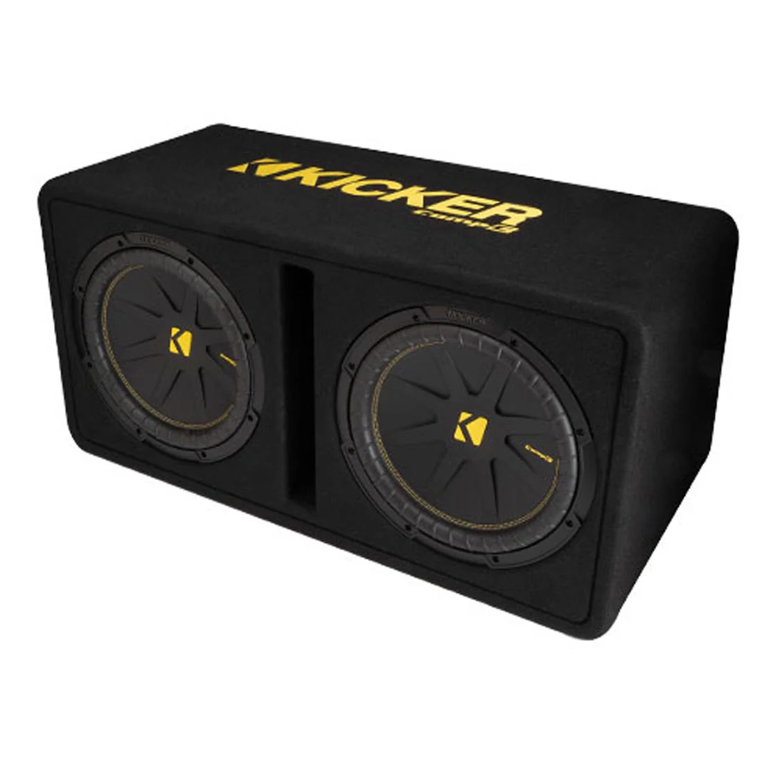 Kicker 50DCWC122 CompC 12" Dual Loaded Subwoofer Enclosure (50DCWC122)