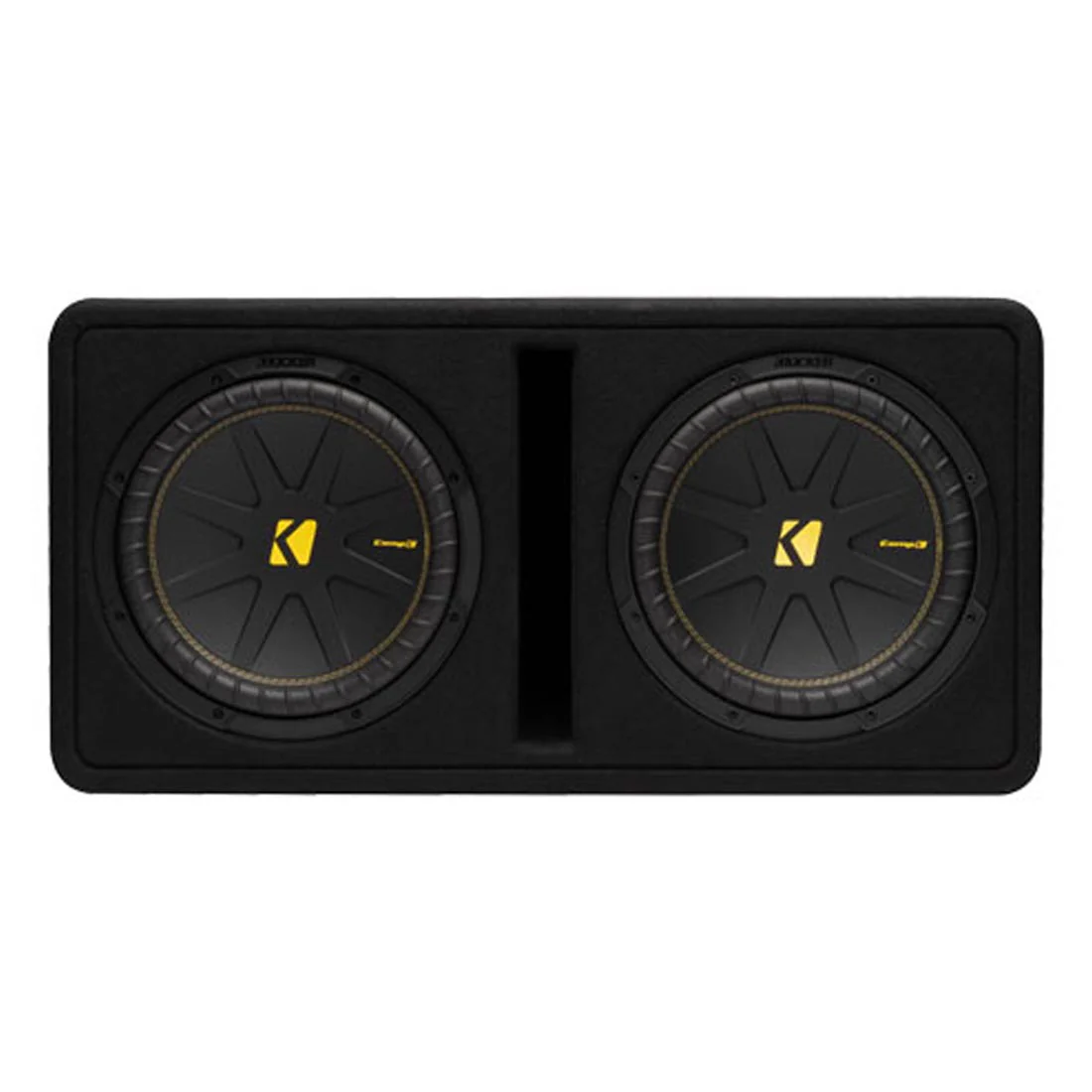 Kicker 50DCWC122 CompC 12" Dual Loaded Subwoofer Enclosure (50DCWC122) - Image 4