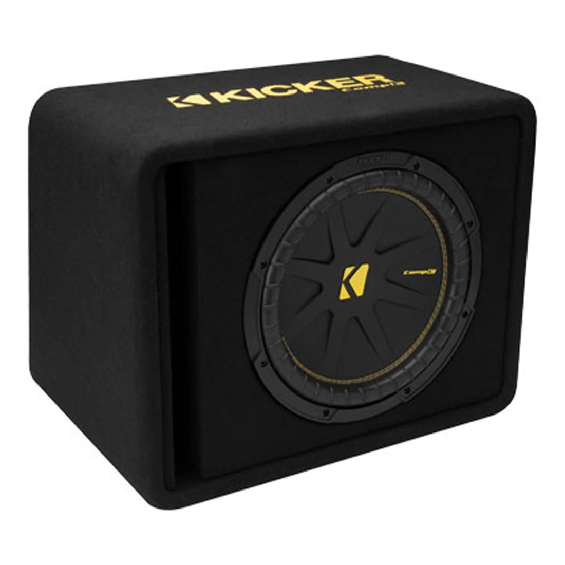 Kicker 50VCWC124 CompC 12" 4-Ohm Ported Loaded Subwoofer Enclosure (50VCWC124)