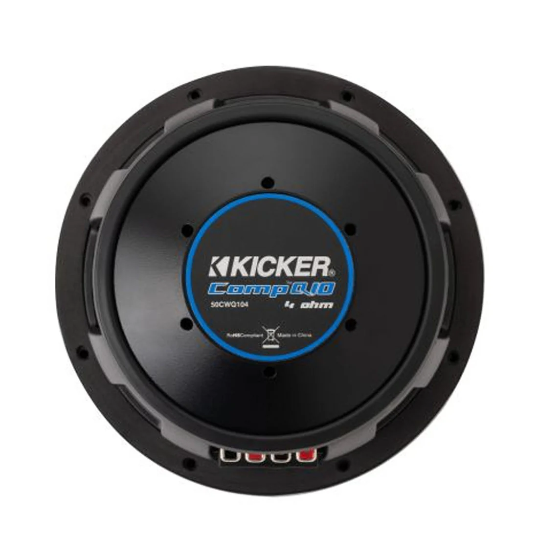 Kicker 51CWQ104 CompQ Series 10" Subwoofer With Dual 4-Ohm Voice Coils (51CWQ104) - Image 2