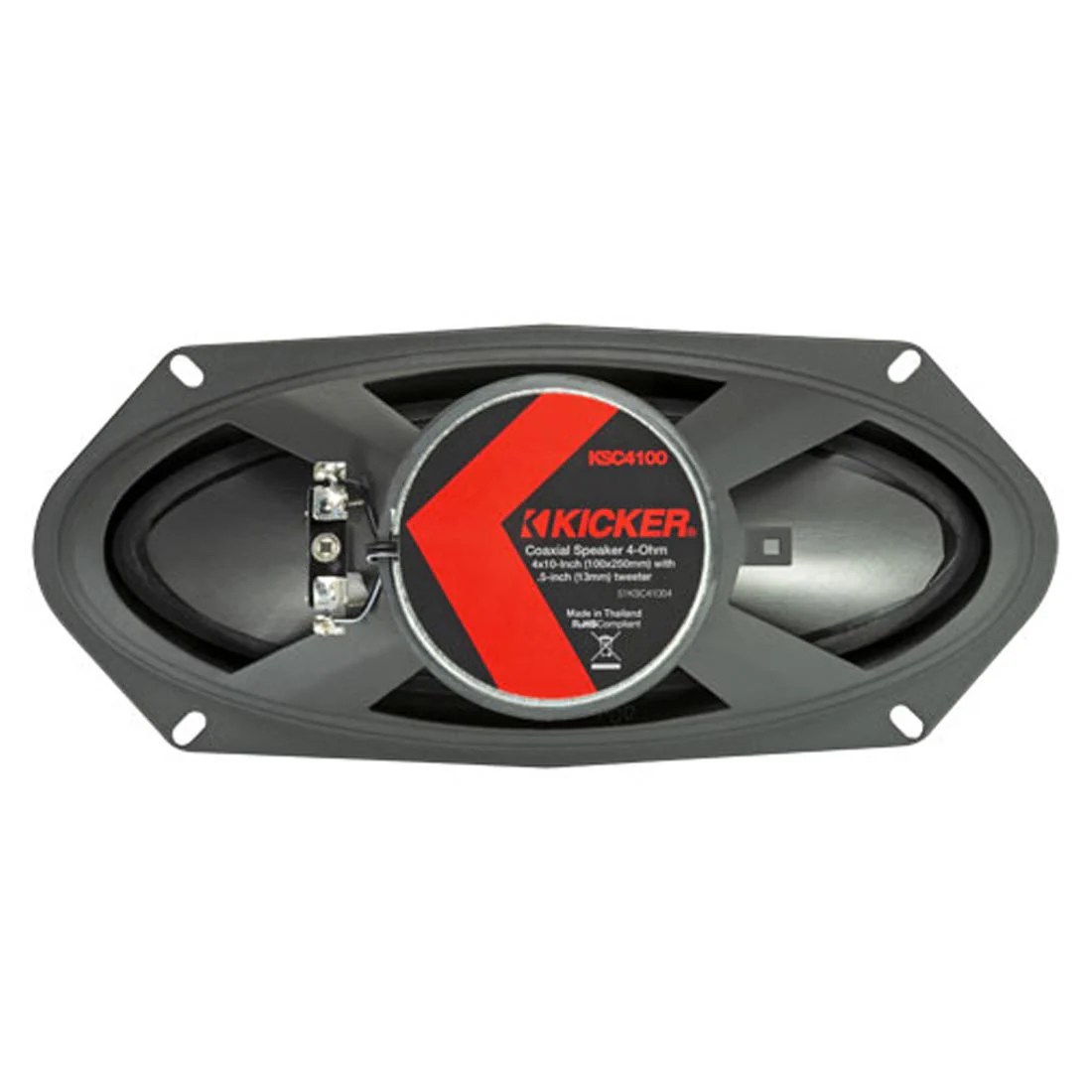 Kicker 51KSC41004 KS Series 4"x10" 2-Way Car Speakers (51KSC41004) - Image 4