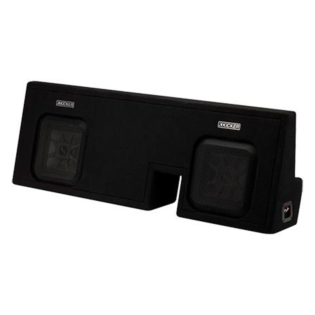 Kicker 51KTDL7T102 10" Custom Fit Dual Loaded Subwoofer Enclosure for Toyota Tacoma Vehicles - Image 2