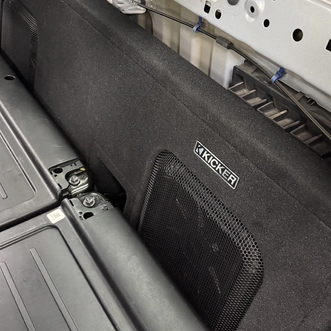 Kicker 51KTDL7T102 10" Custom Fit Dual Loaded Subwoofer Enclosure for Toyota Tacoma Vehicles - Image 8