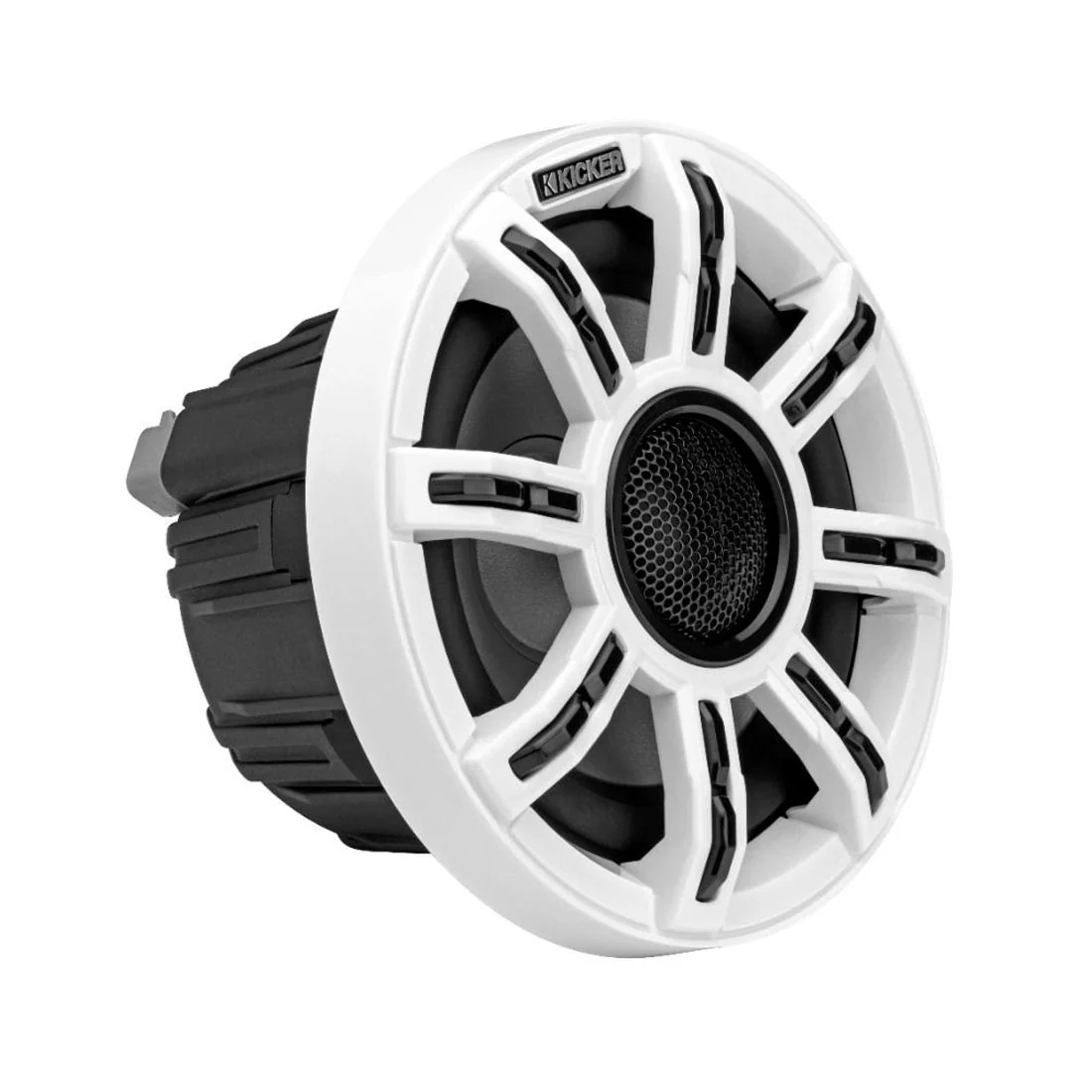 Kicker 51MSC65 6.5" Premium 4-Ohm Marine Coaxial Speakers with LED Lighting - Image 7