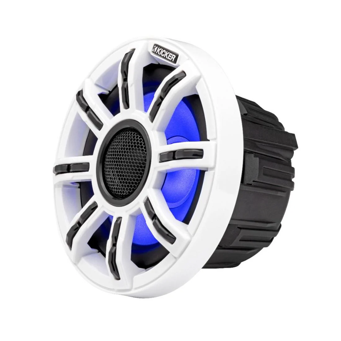 Kicker 51MSC65 6.5" Premium 4-Ohm Marine Coaxial Speakers with LED Lighting - Image 8