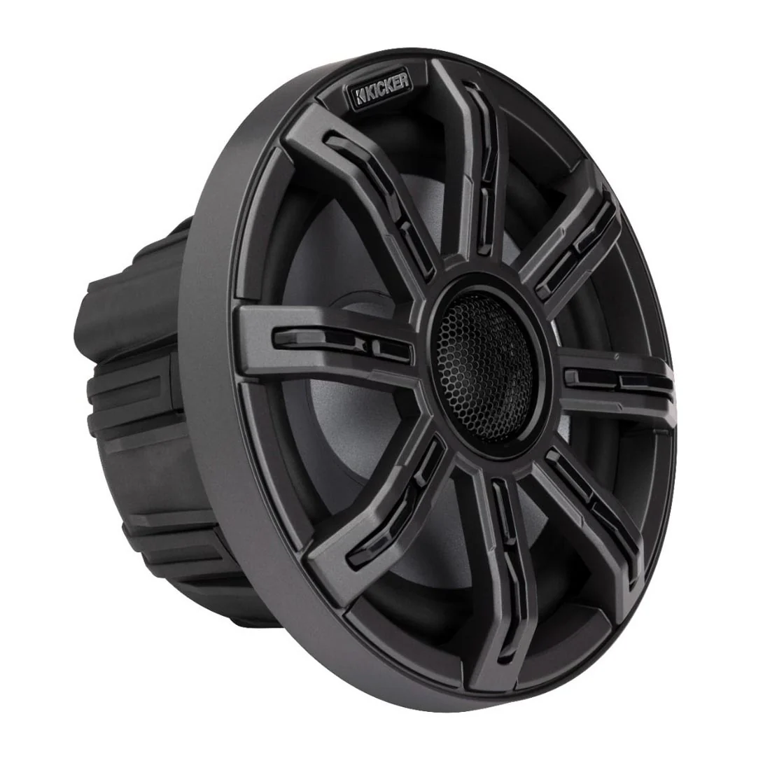 Kicker 51MSC8 8" Premium 4-Ohm Marine Coaxial Speakers with LED Lighting - Image 5