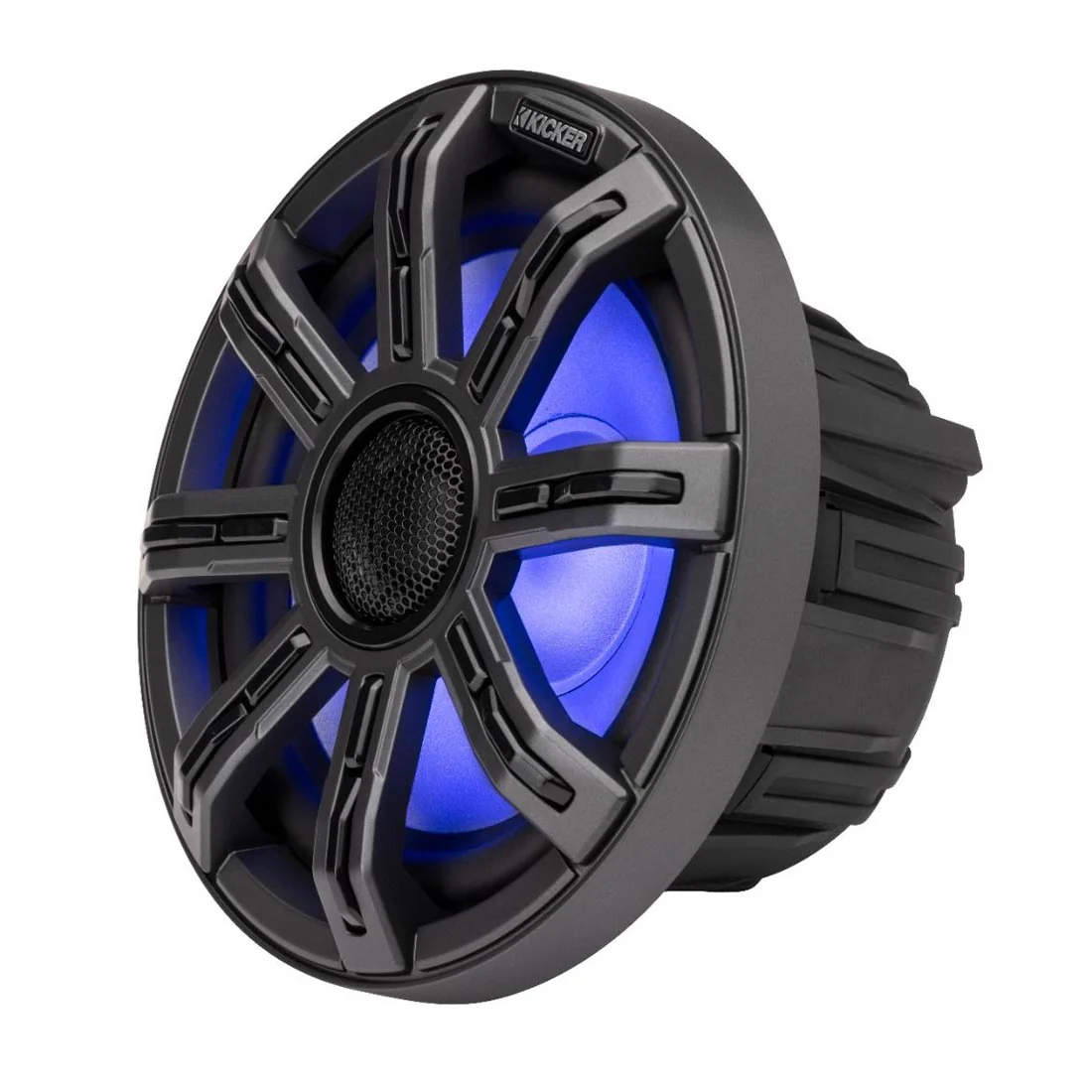 Kicker 51MSC8 8" Premium 4-Ohm Marine Coaxial Speakers with LED Lighting - Image 8