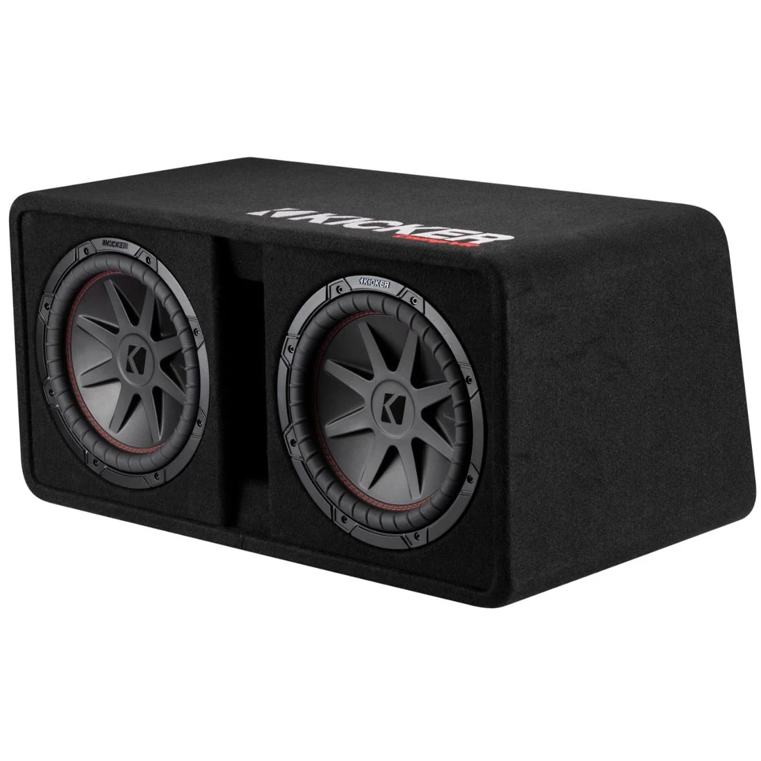 Kicker 52DCVR122 CompVR 12" Vented Dual Loaded Subwoofer Enclosure - Each - Image 2