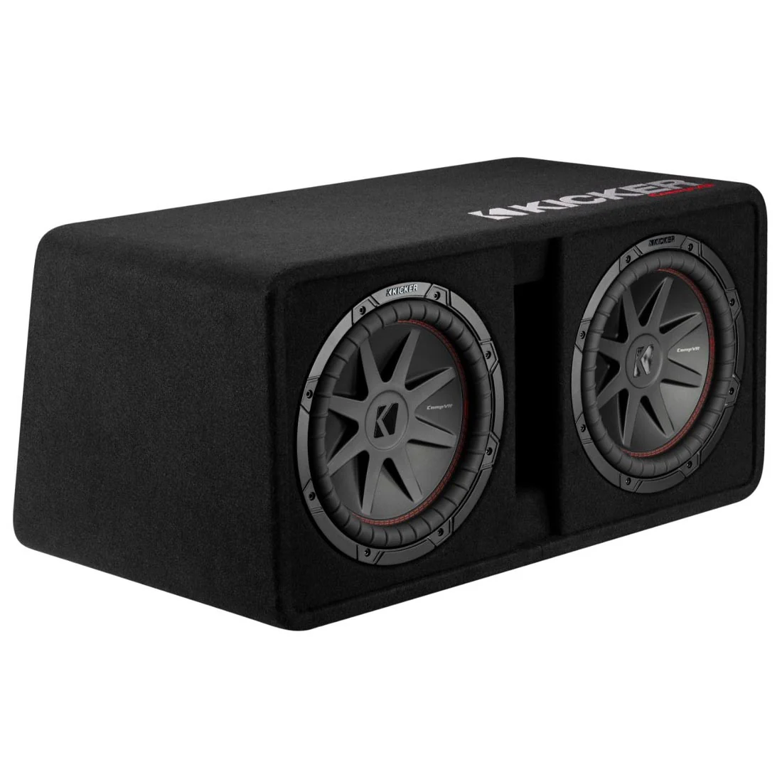 Kicker 52DCVR122 CompVR 12" Vented Dual Loaded Subwoofer Enclosure - Each - Image 5