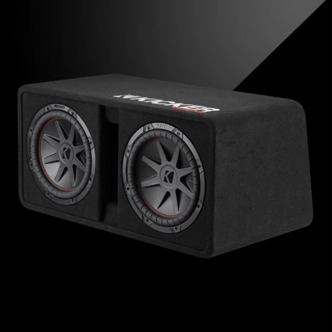 Kicker 52DCVR122 CompVR 12" Vented Dual Loaded Subwoofer Enclosure - Each - Image 6