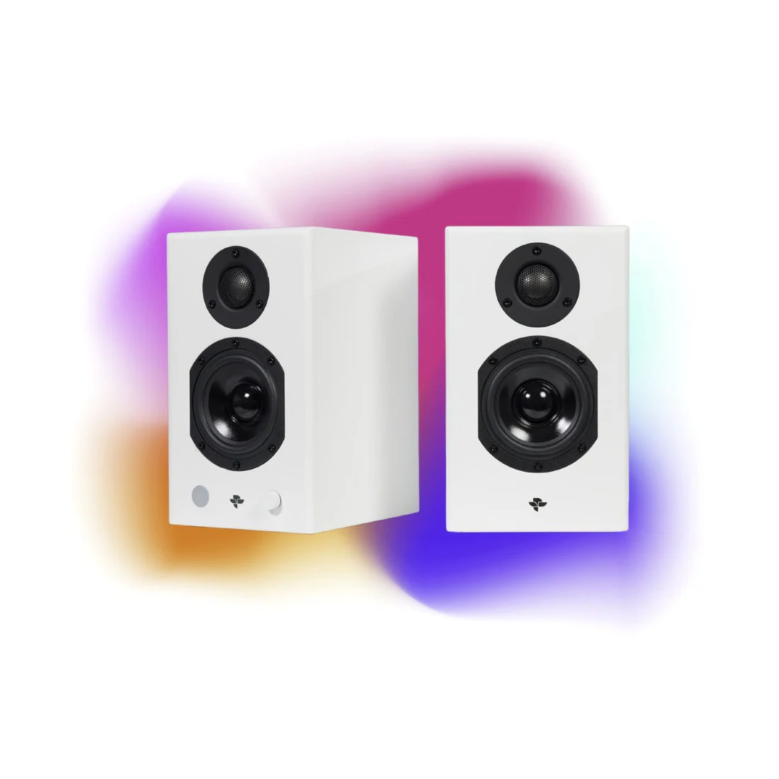 KIN Play Mini Bluetooth Powered Bookshelf Speakers - Pair