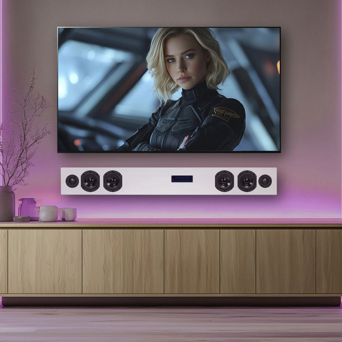 KIN Play Sound Bar II Active Soundbar Speaker - Image 10