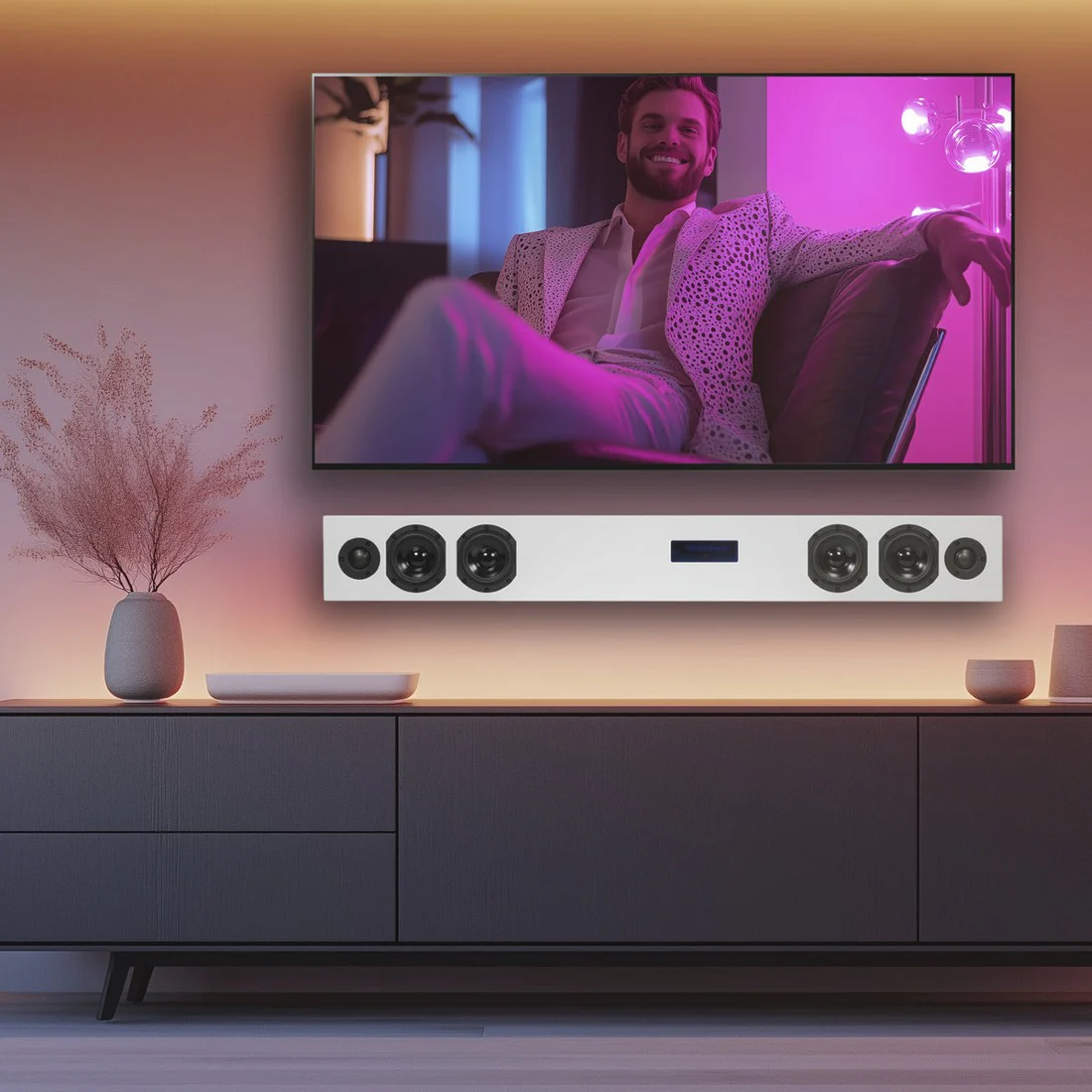 KIN Play Sound Bar II Active Soundbar Speaker - Image 8