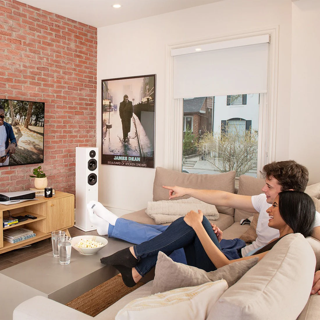KIN Play Tower II Bluetooth Powered Tower Speakers With HDMI ARC - Pair - Image 3