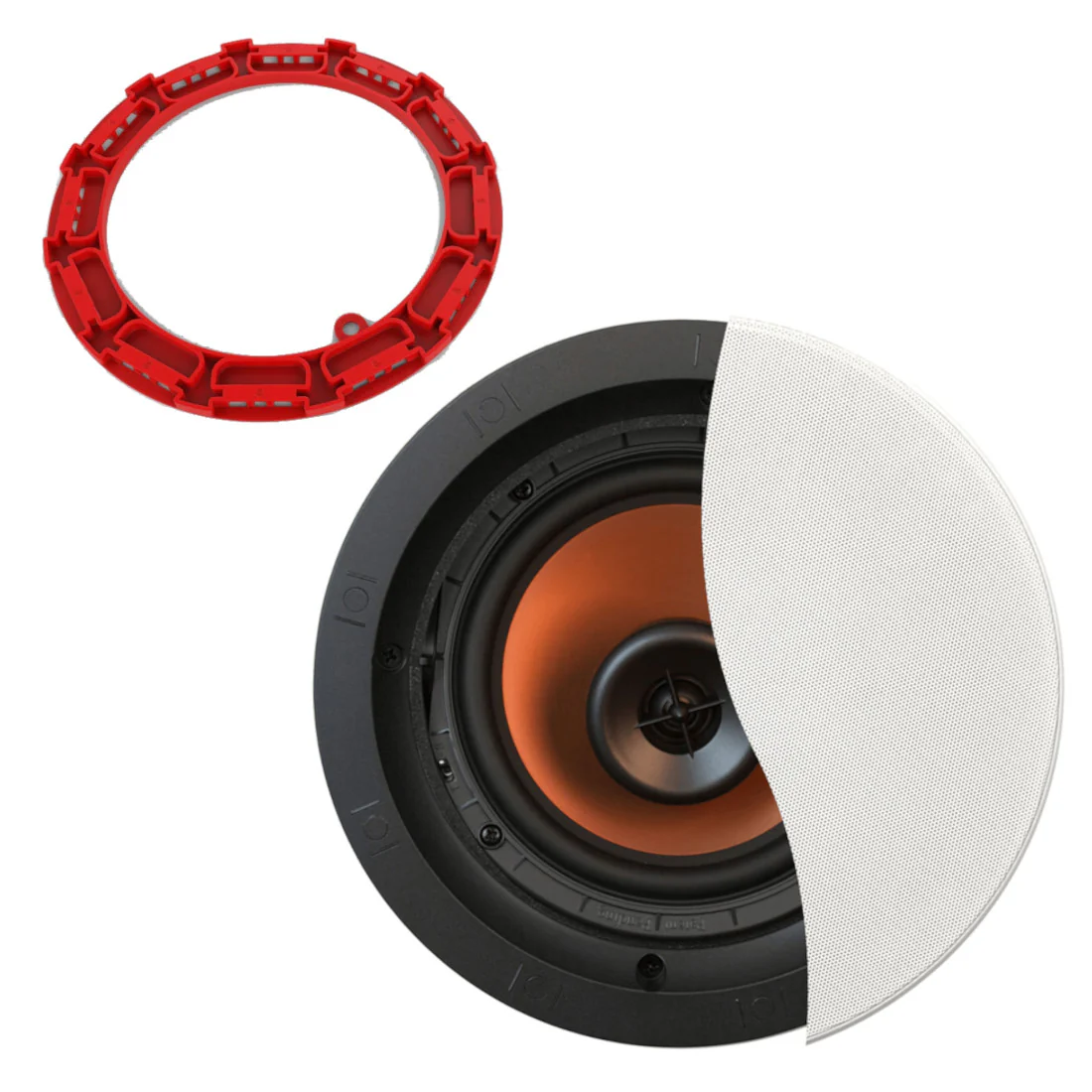 Klipsch CDT-5650-C II 6.5" In Ceiling Speaker with FREE Installation Kit - Bundle – Each