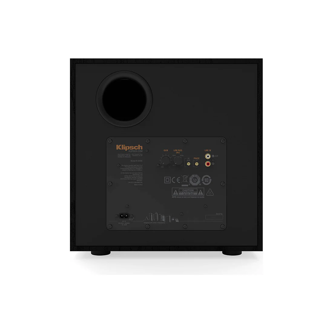 Klipsch R-101SW Powered 10" Subwoofer - Black - 2023 Model (R101SW) - Image 7