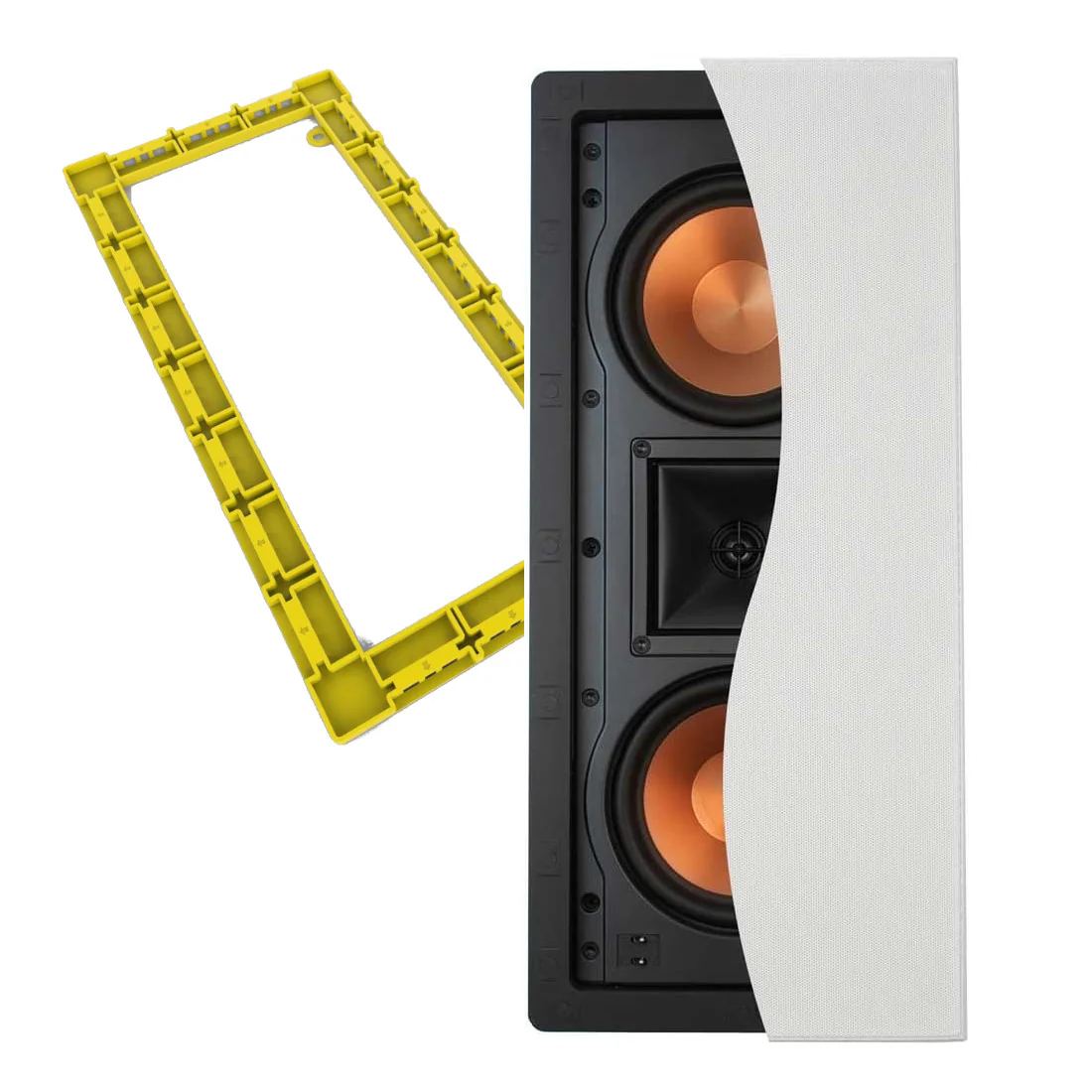 Klipsch R-5502-WII Dual 5.25" In-Wall LCR Speaker with FREE Installation Kit - Bundle - Each