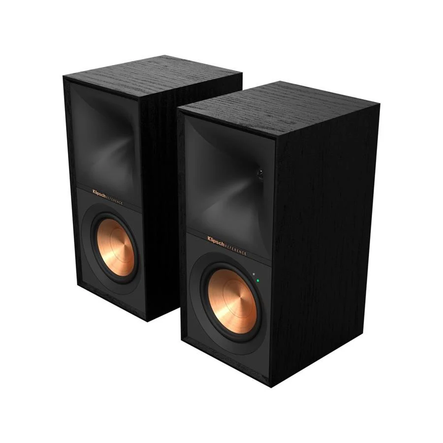 Klipsch R50PM 5.25" Two Way Powered Bookshelf Speakers - Black - Pair - Image 2