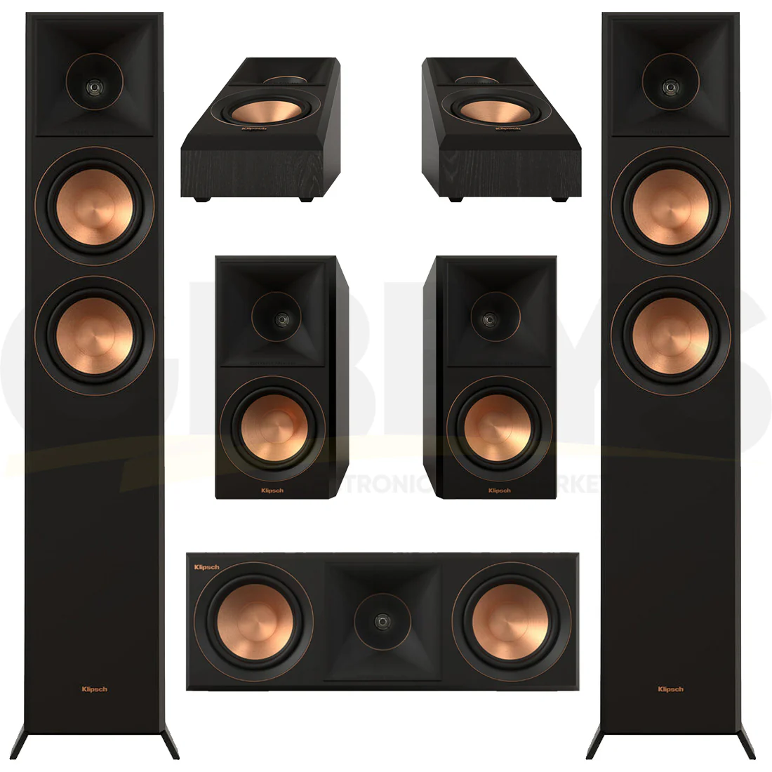 Klipsch RP-5000FBII Reference Premier MK-II 7.0 Speaker Bundle #5