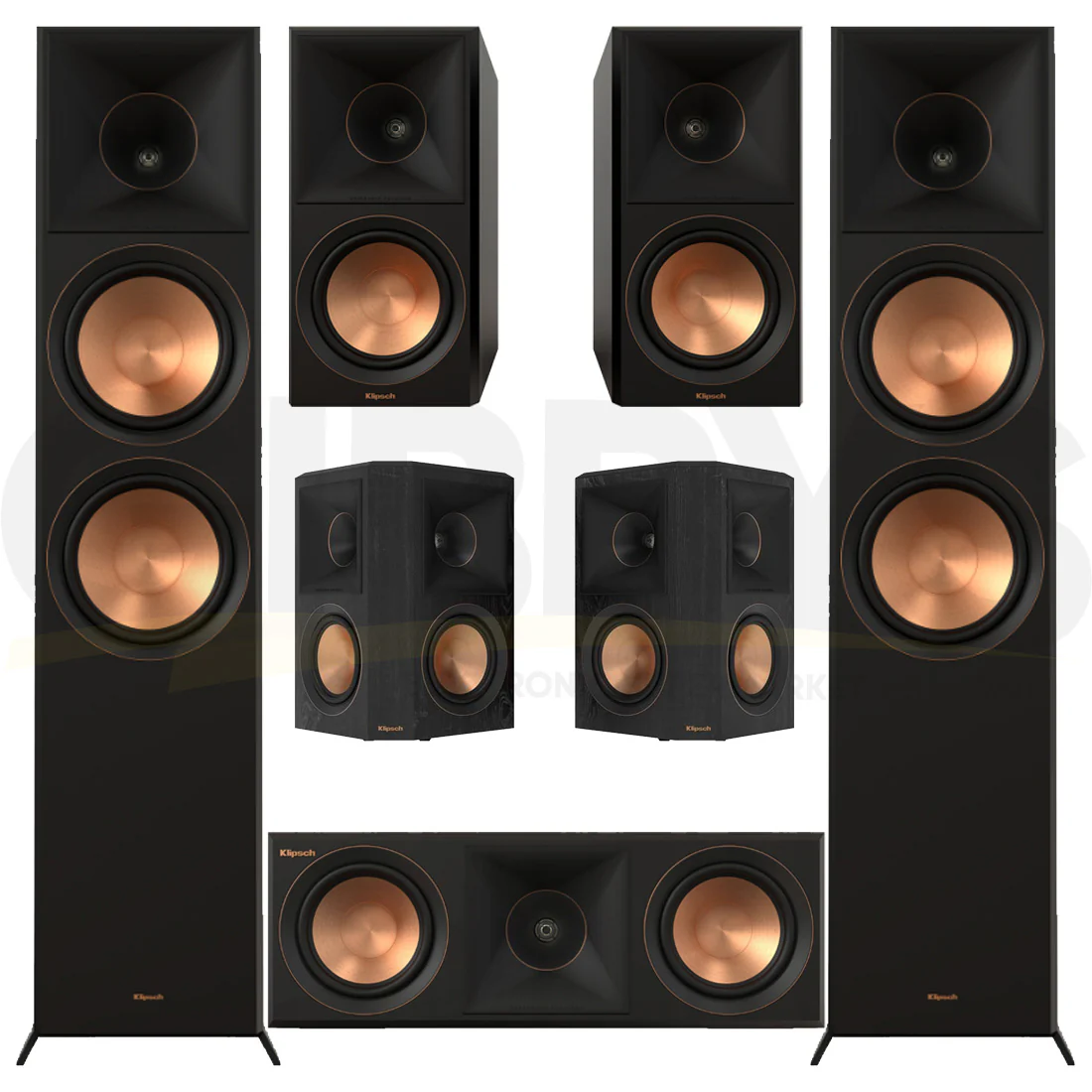 Klipsch RP-8000FBII Reference Premier MK-II 7.0 Speaker Bundle #5