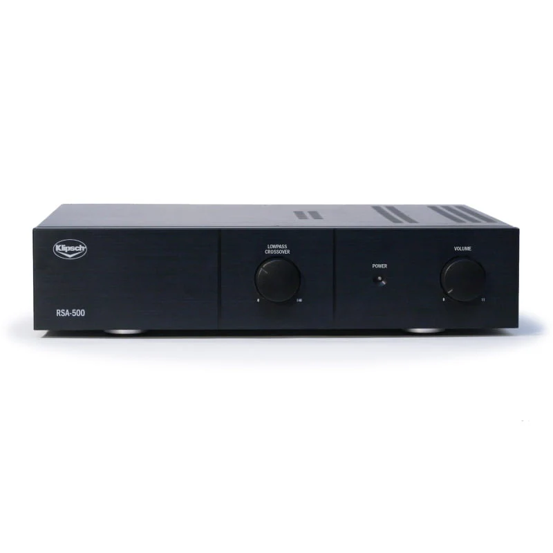 Klipsch RSA-500 Amp In-Wall 500W Subwoofer Amplifier- Black (RSA500)
