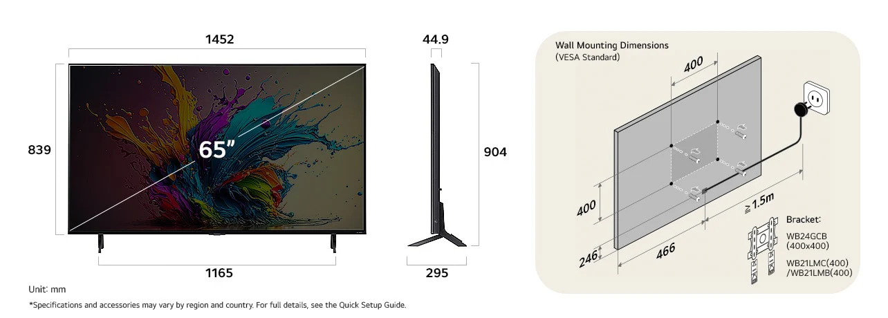 LG 65QNED90TUA 65" QNED Mini-LED AI 4K Smart TV - 2024 - Image 7