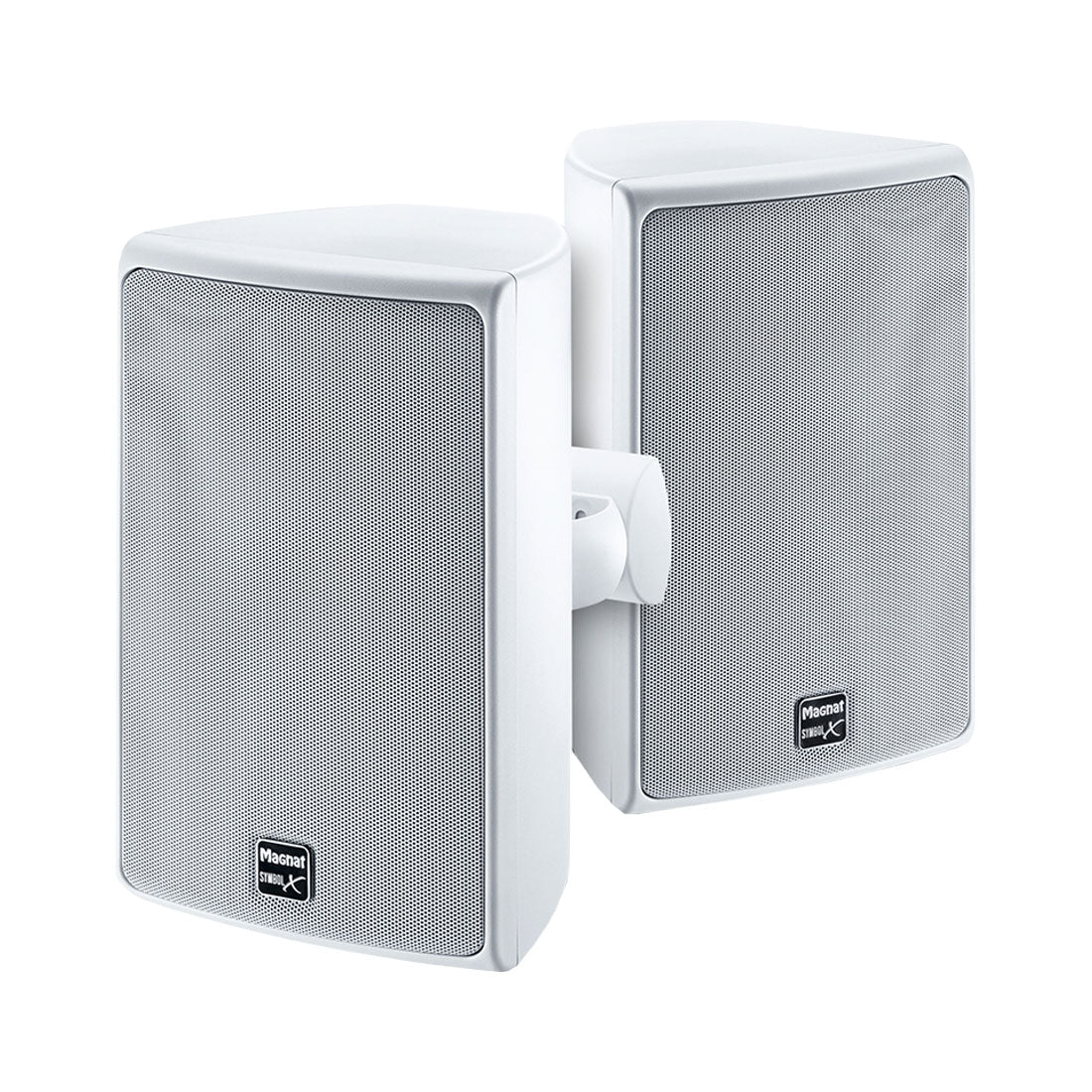 Magnat D168415NA Symbol X 130 Universal 2-Way Shelf Speaker - Pair - White (D168415NA)