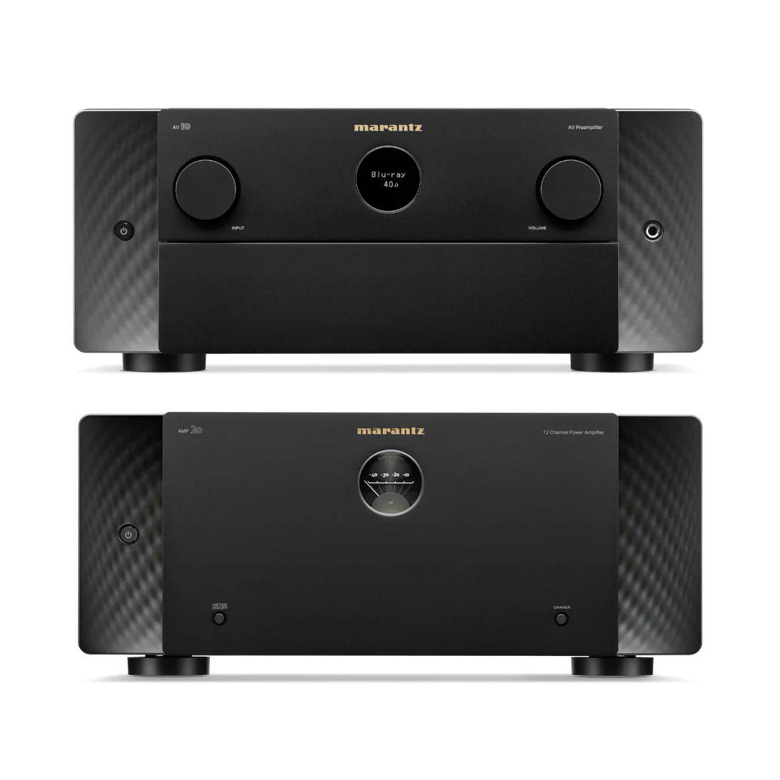 Marantz AV 10 AV Preamplifier & AMP 20 Power Amplifier Bundle