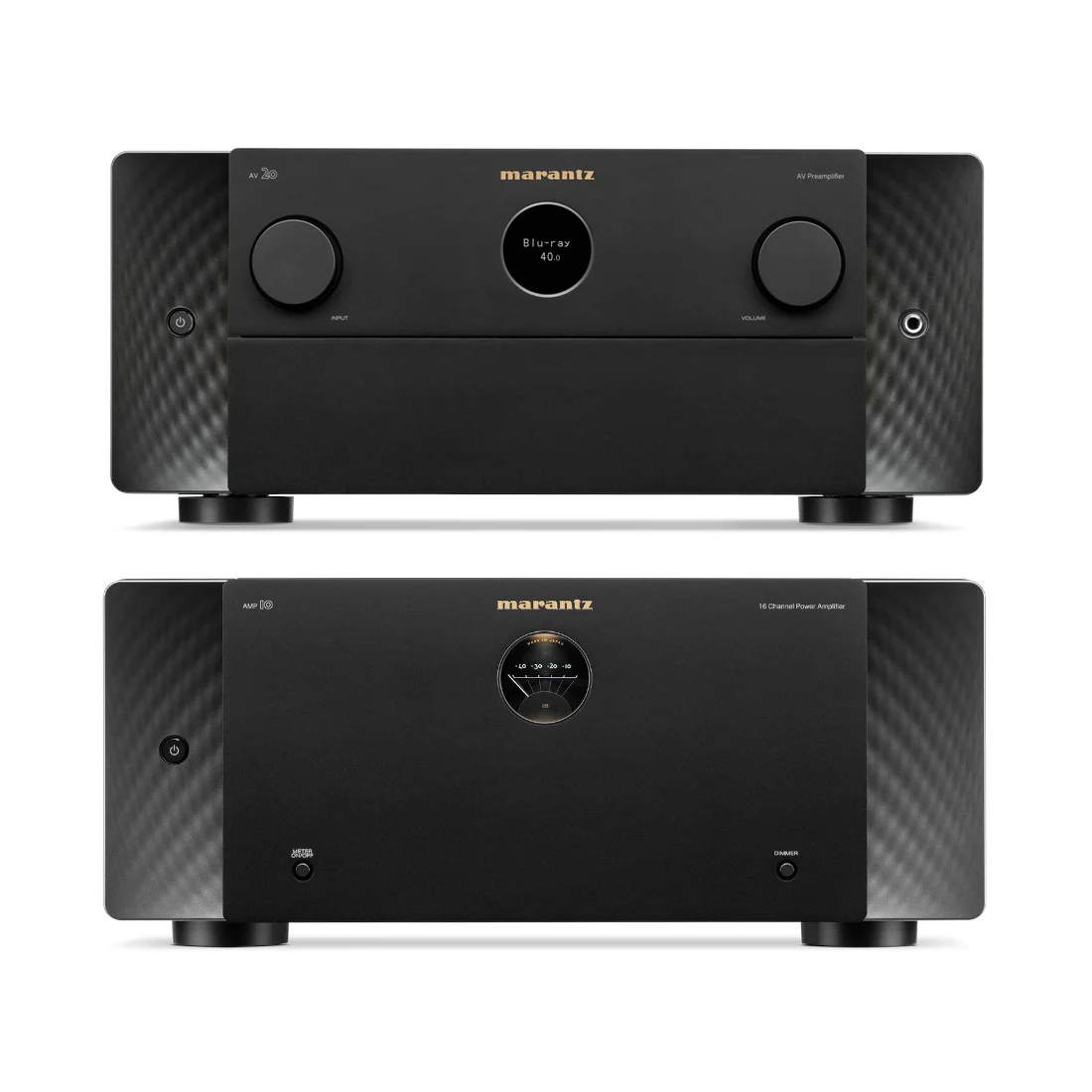 Marantz AV 20 Preamplifier And AMP 10 Power Amplifier Bundle
