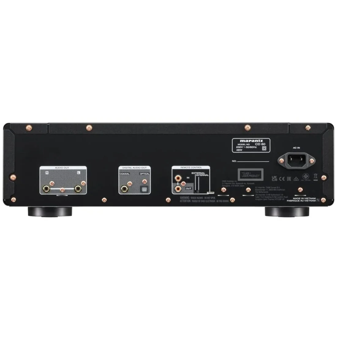 Marantz CD60 CD Player with Hi-Res Audio Support (CD60 Black) - Image 3