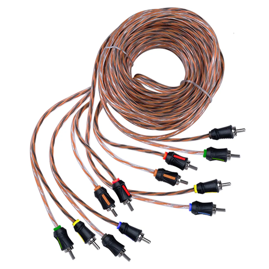 Memphis Audio ETP-17.6 17-Foot 6 -Channel Audio Interconnect Cables (ETP17.6) - Image 2