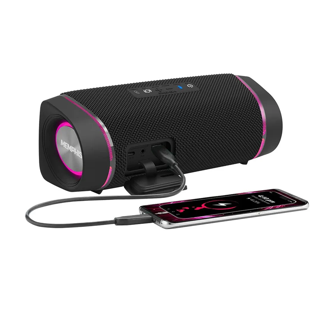Memphis Audio MFLOWBT Wireless Personal Bluetooth Speaker (MFLOWBTB) - Image 5