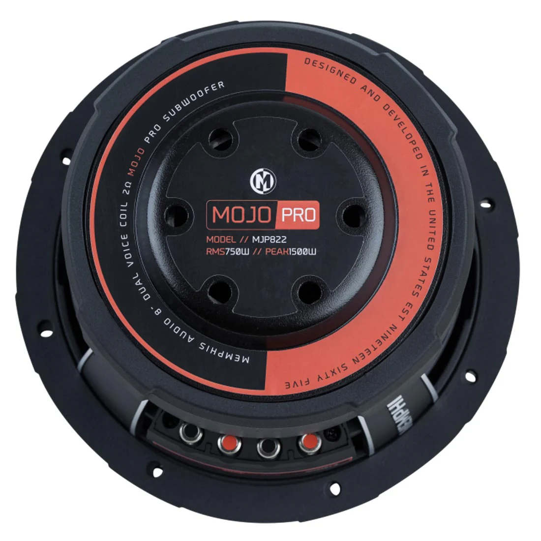 Memphis Audio MJP844 8" MOJO Pro Series DVC Subwoofer (MJP844) - Image 2