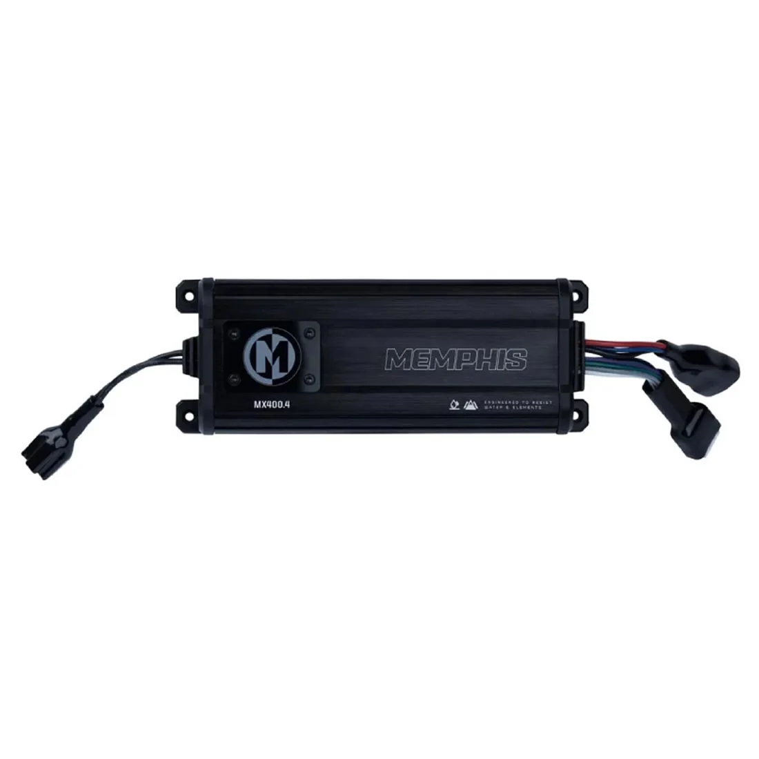 Memphis Audio MX400.4 MX Powersports Series 4-Channel Compact Amplifier (MX400.4)