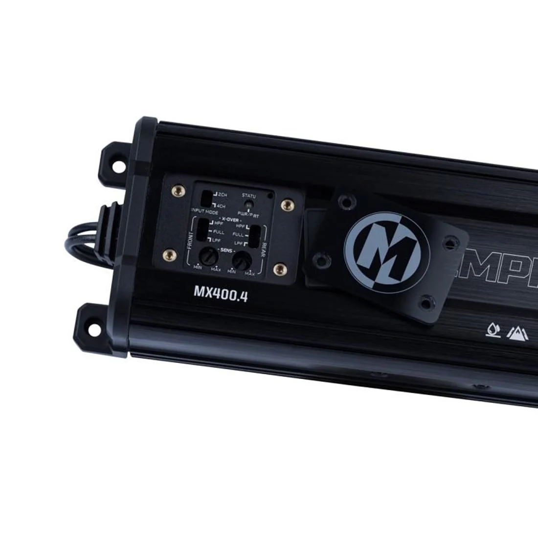 Memphis Audio MX400.4 MX Powersports Series 4-Channel Compact Amplifier (MX400.4) - Image 3