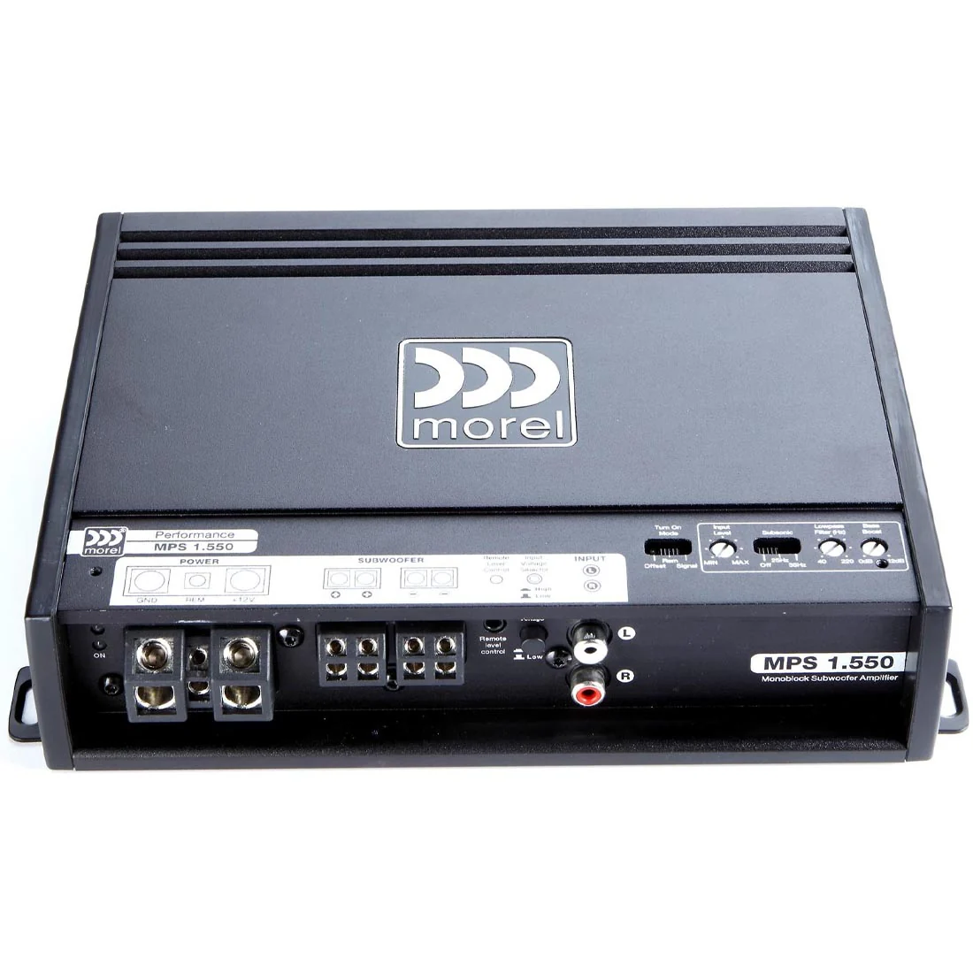 Morel MPS 1.550 Mono Subwoofer Amplifier - 550 watts RMS at 2 Ohms (MPS 1.550) - Image 2
