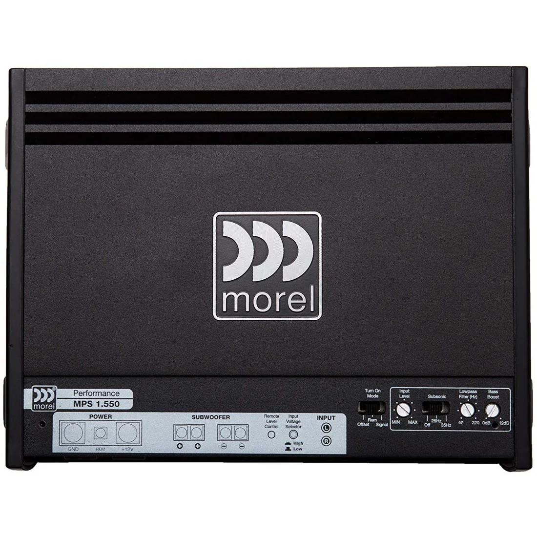Morel MPS 1.550 Mono Subwoofer Amplifier - 550 watts RMS at 2 Ohms (MPS 1.550) - Image 6