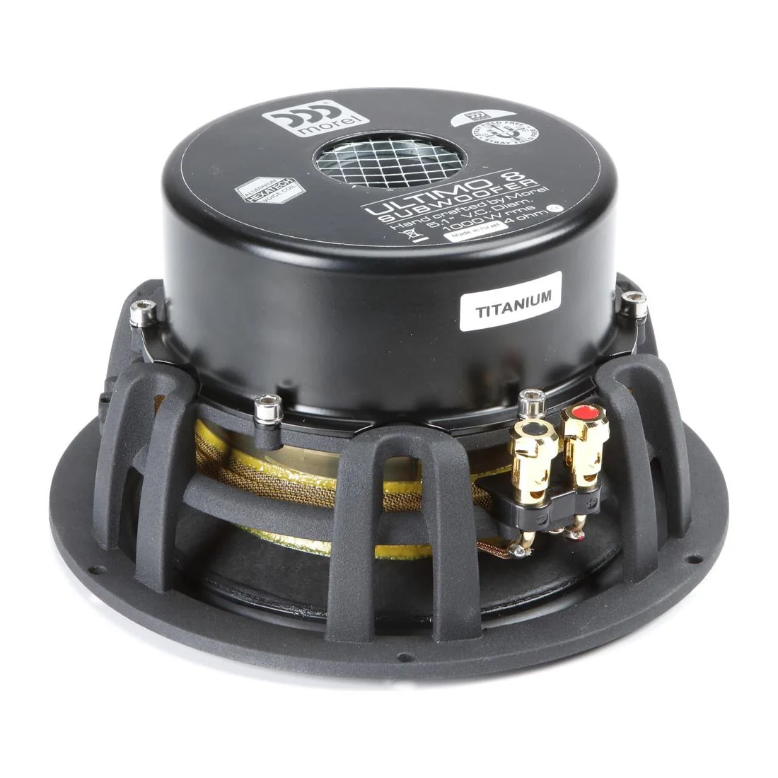 Morel Ultimo Titanium 802 8" 2-Ohm Component Subwoofer - Each (ULTIMO TI 802) - Image 4