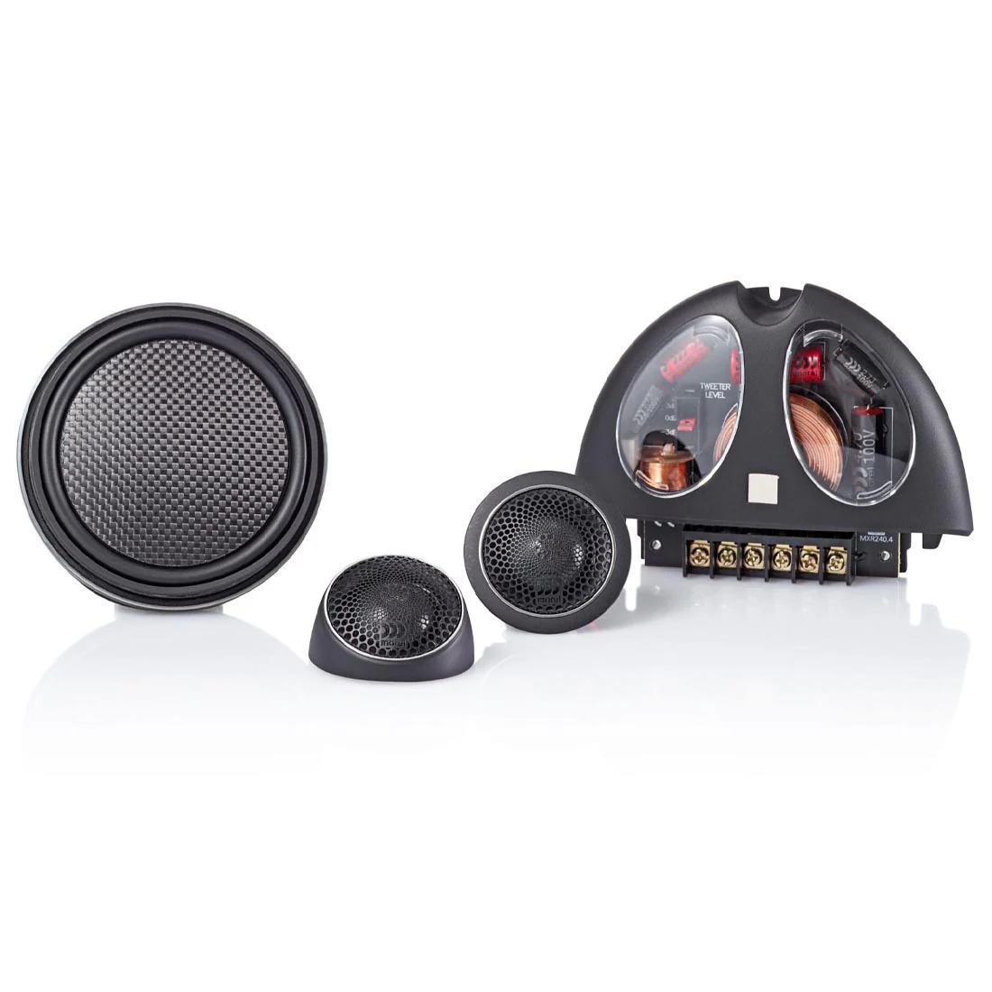 Morel Virtus Nano Carbon 42 4" 2-Way Slim Component Speaker System (VIRTUS nano CARBON 42)