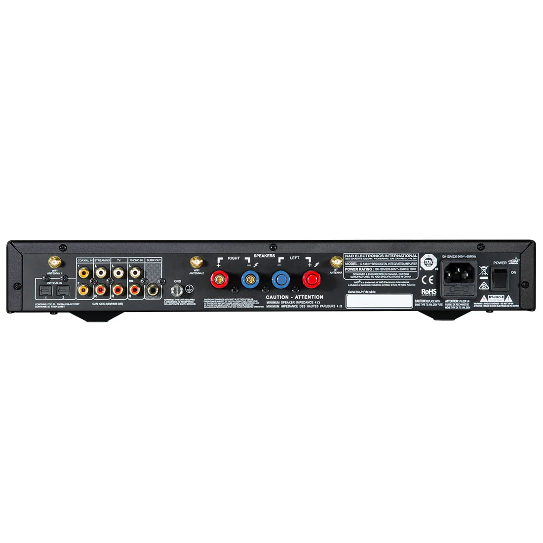 NAD C 338 Hybrid Digital DAC Amplifier (C 338) - Image 3