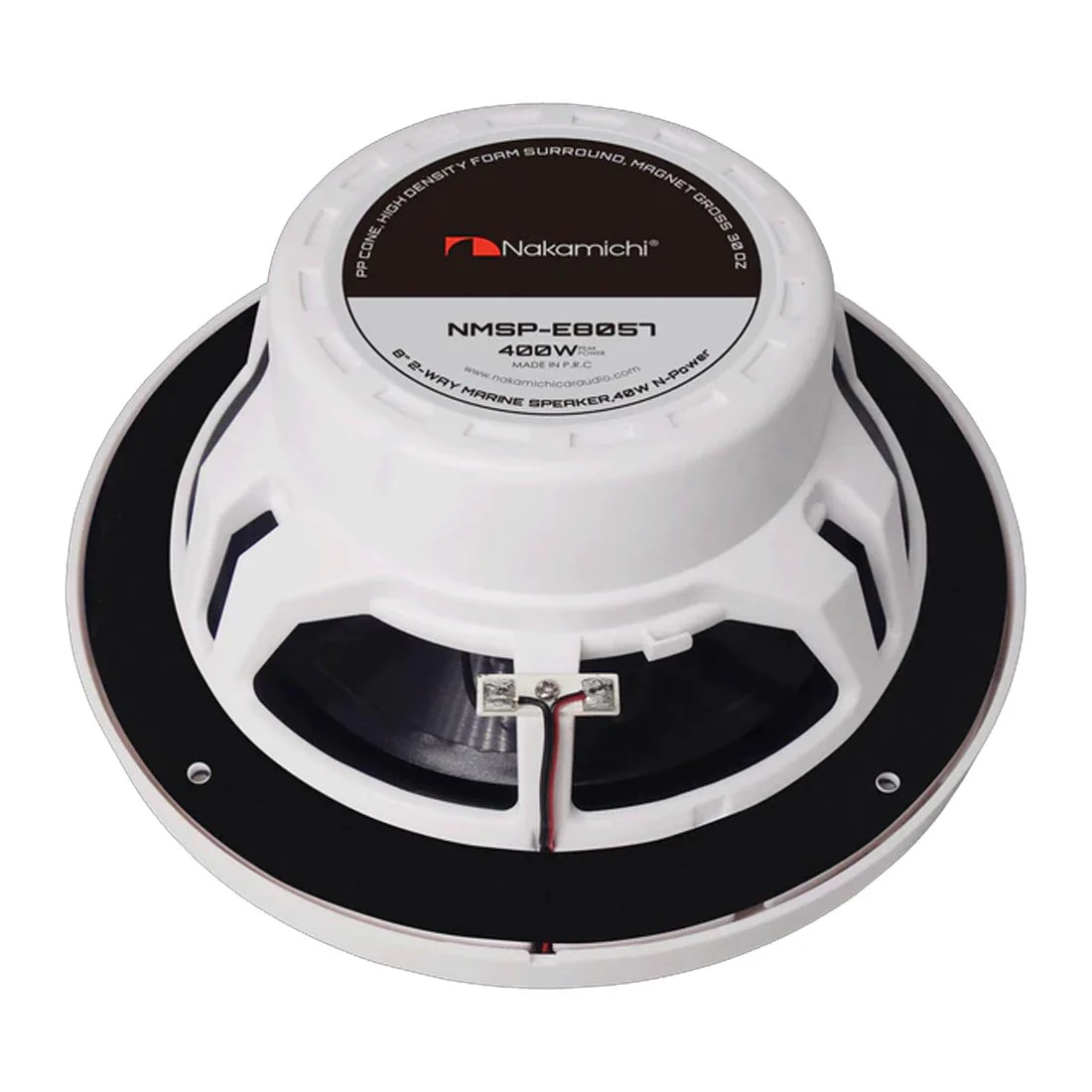 Nakamichi NMSP-E8057 8" 2-Way Marine Speakers - Pair (NMSPE8057) - Image 2
