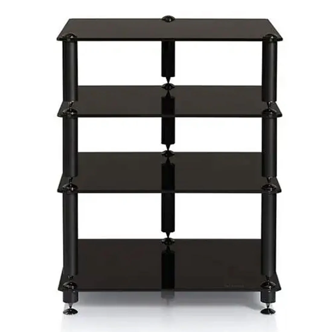 NorStone BER2S Bergen 2 HIFI Rack 4 Black Glass Shelves (BER2S)