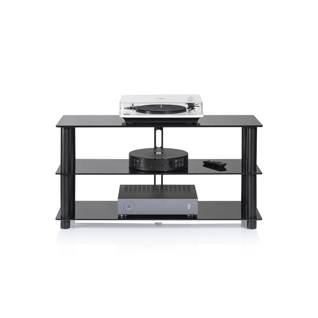 NorStone EPU3BBKS Epur 3 AV Rack 3 Black Satin shelves (EPU3BBKS) - Image 3