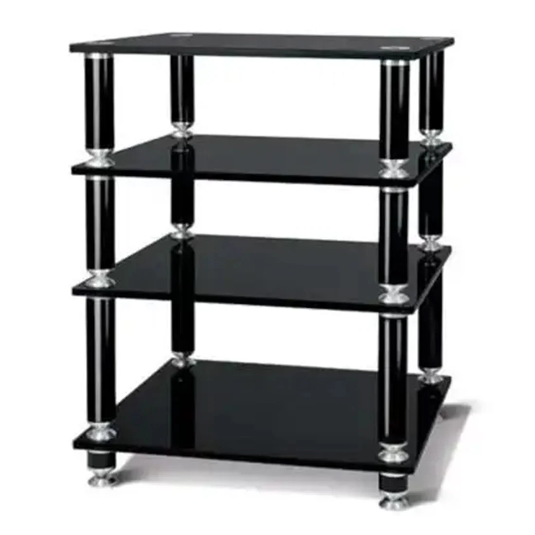 NorStone STA060BKS Stabbl HIFI 4 Black Glass Shelves (STA060BKS)