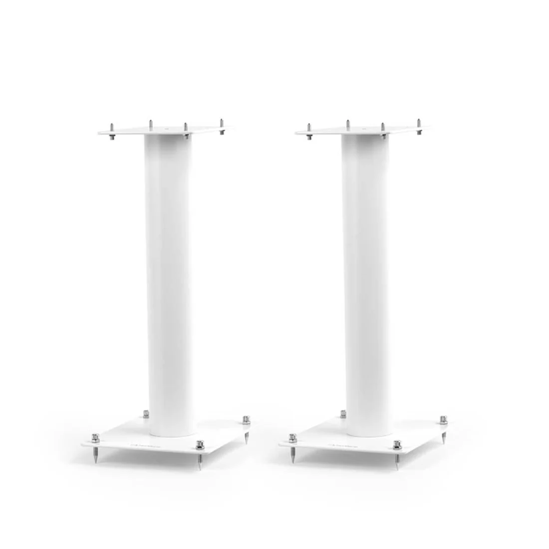 NorStone STY1BWTS Stylum 1 19.7" Premium Metal Speaker Stand - White - Pair