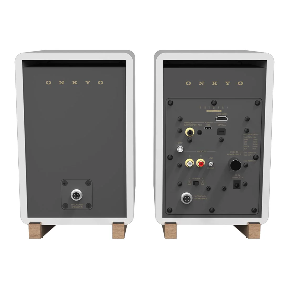 Onkyo GX-30ARC Powered Bookshelf Speakers with Bluetooth - Pair (GX30ARC) - Image 17