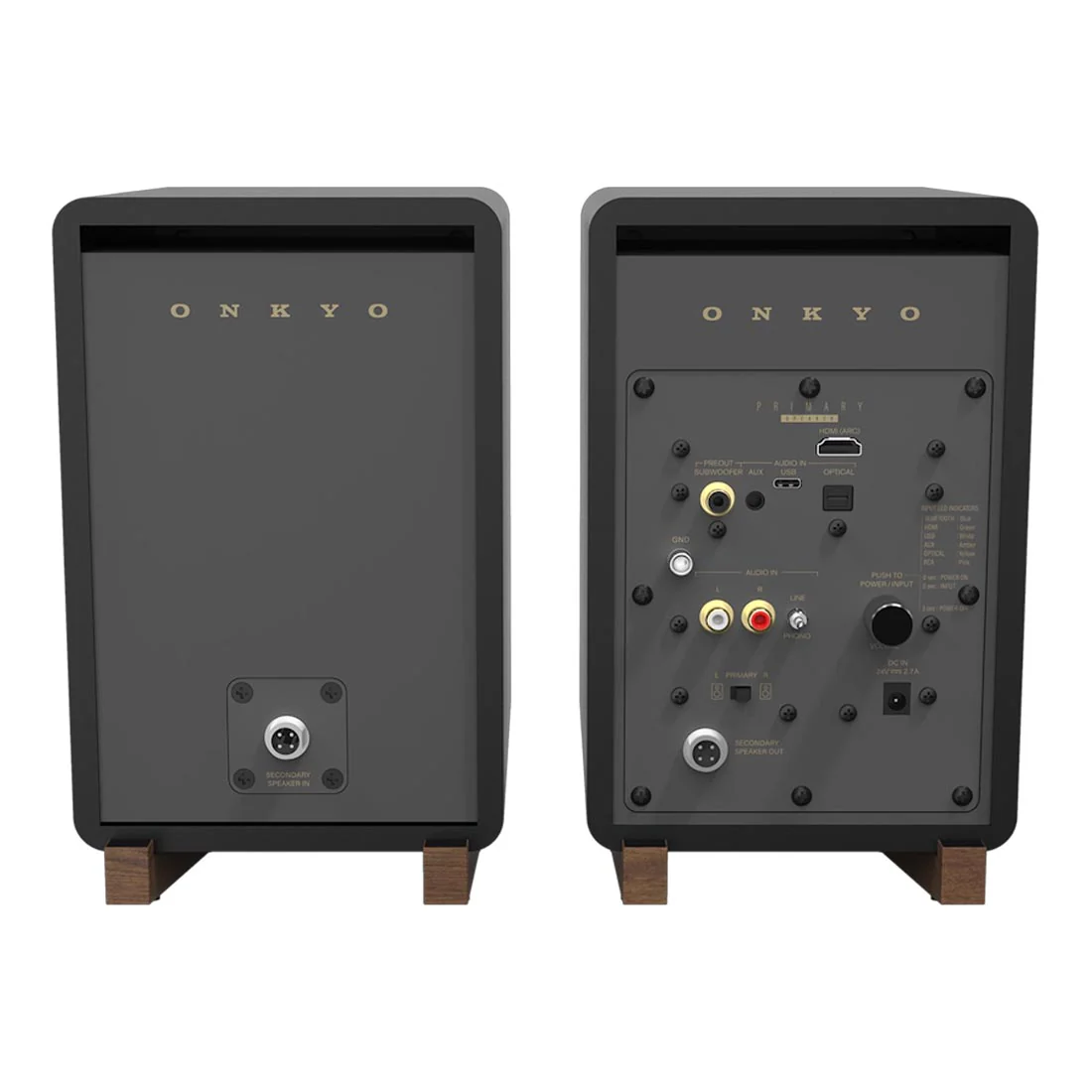 Onkyo GX-30ARC Powered Bookshelf Speakers with Bluetooth - Pair (GX30ARC) - Image 3
