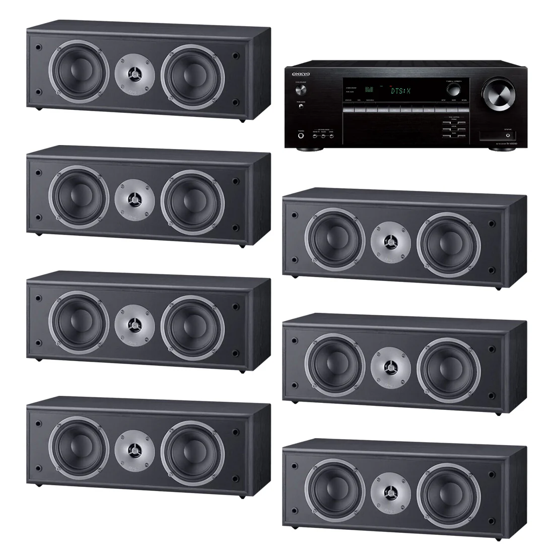 Onkyo TX-NR5100 7.2 Channel Network A/V Receiver | Magnat MSC252B Center Channel Speaker Bundle - Image 14