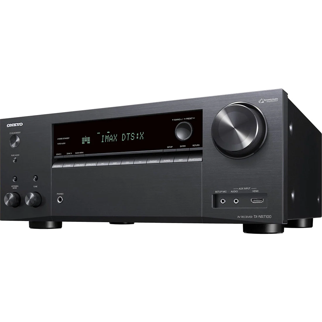 Onkyo TX-NR6100 7.2 Ch A/V Receiver | PSB Alpha Bookshelf Speaker Bundle - Black Ash #3 - Image 3