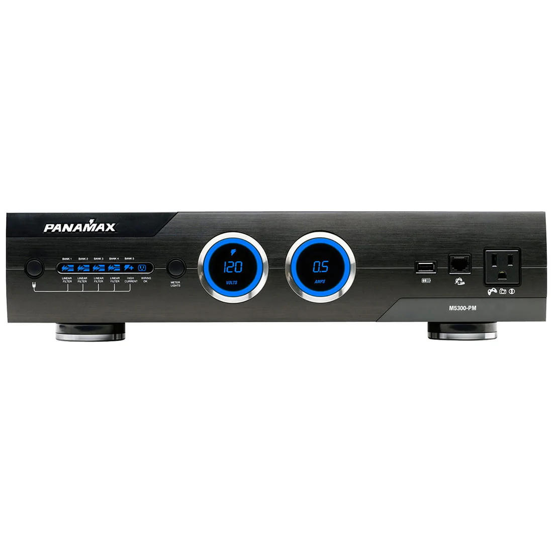 Panamax M5300-PM Max 5300 Power Conditioner and Surge Protector, 2RU, 11 Outlets (M5300PM)